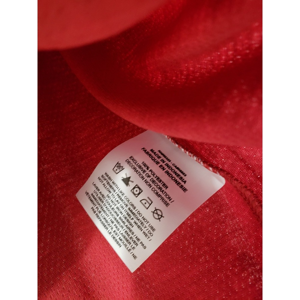 NEW MENS LARGE Nike ARKANSAS RAZORBACKS NCAA Quarter Zip Pullover SHIRT Football - Picture 4 of 5